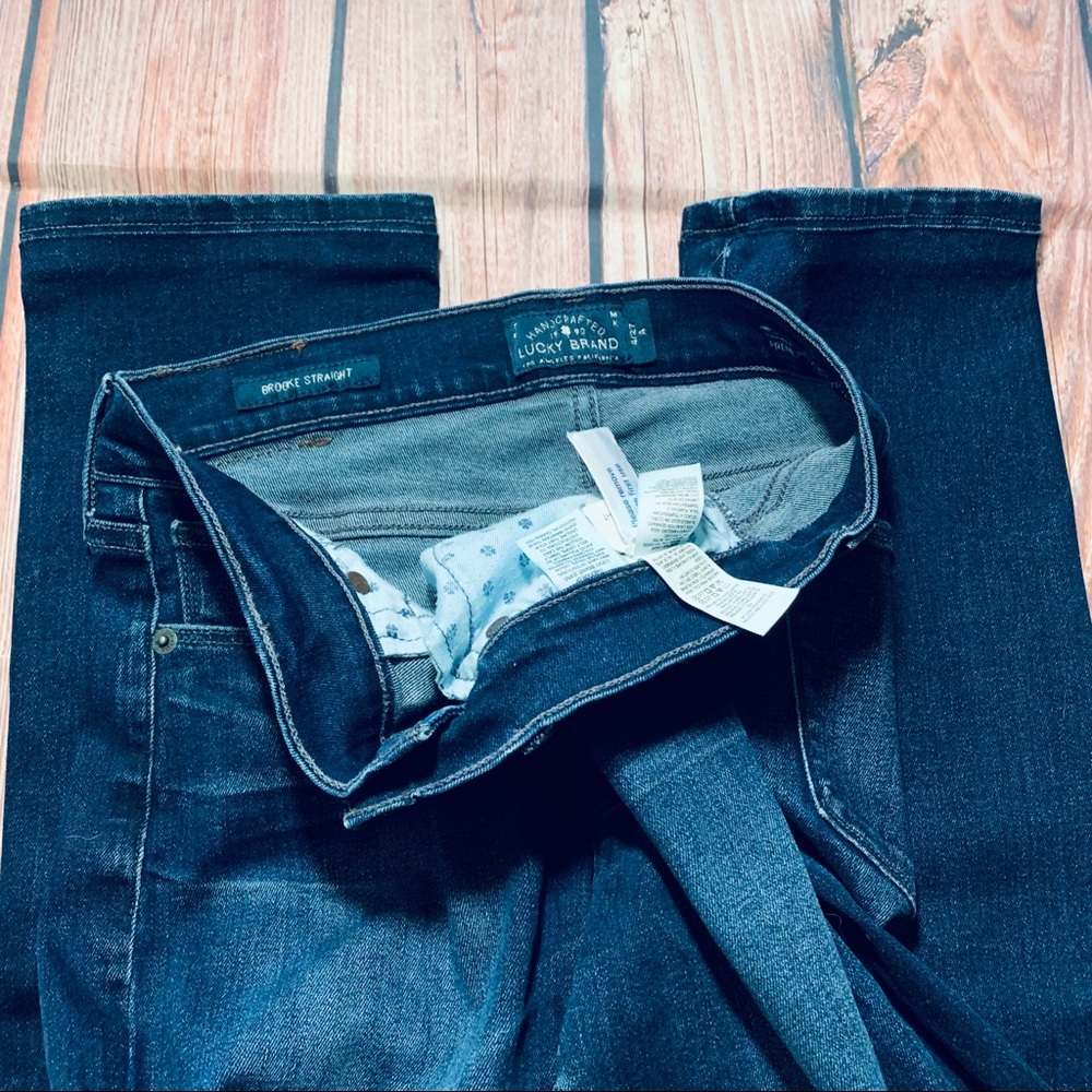 SOLD Lucky Brand Bootcut Jeans in Brooke 4/27 Dark - Picture 7 of 8